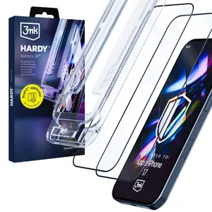 Защитное стекло 3MK Hardy Hardura 9H для Apple iPhone 16 Pro и iPhone 17