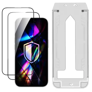 Защитное стекло 3MK Hardy Hardura 9H для Apple iPhone 15 и iPhone 16