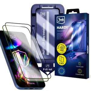 Защитное стекло 3MK Hardy Hardura 9H для Apple iPhone 16 Pro Max