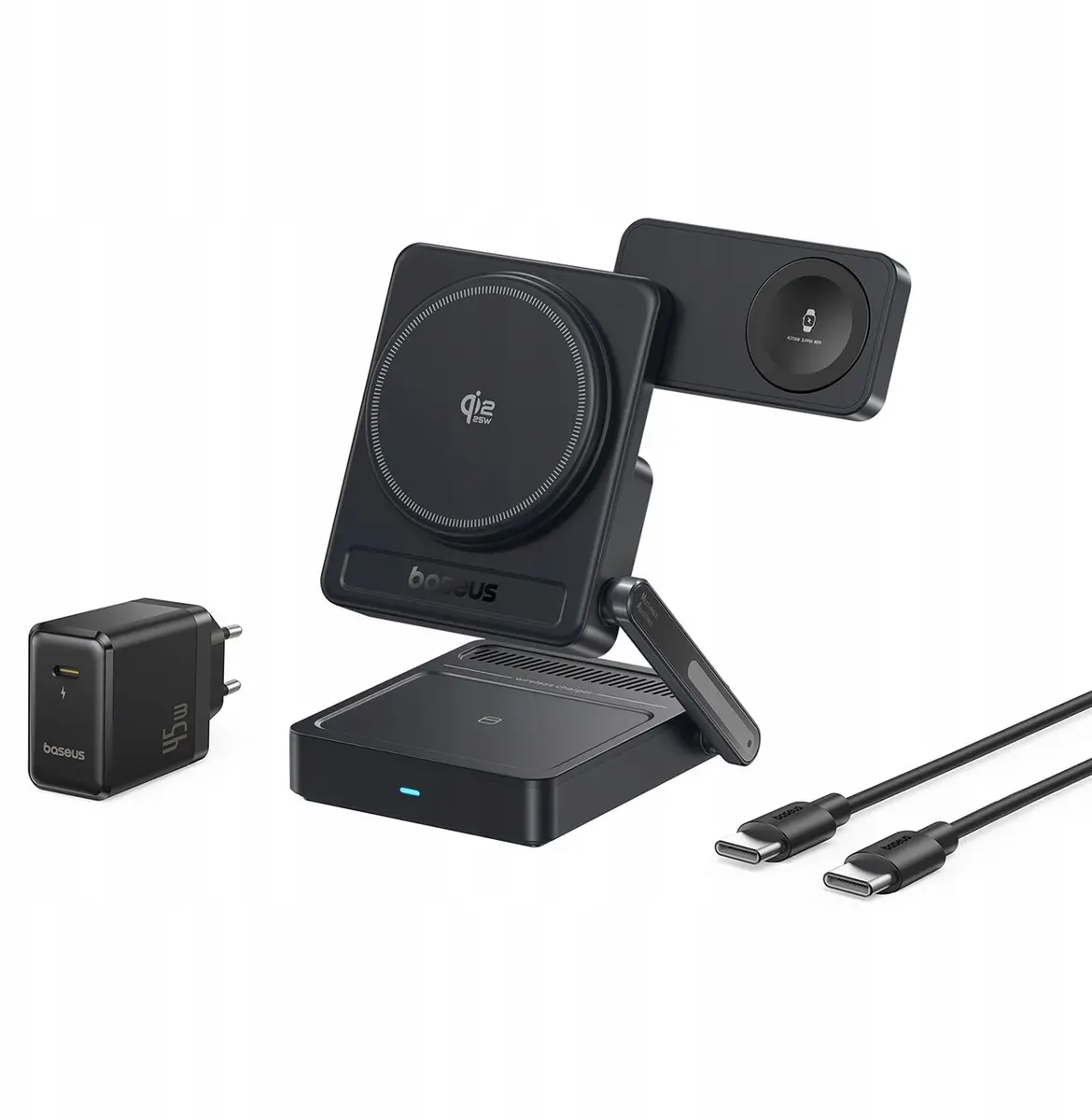 Baseus PicoGo AF21 3-in-1 bezvadu lādētājs