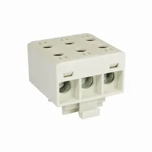 Elektro-Plast WLZ35/3x35/s 3-polu sadales bloks AL/CU kabeļiem līdz 35mm2, pelēks, montāža uz paneļa un DIN sliedes