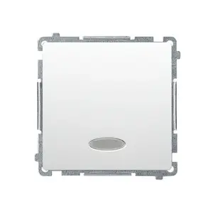 Kontakt-Simon BMP1L.01/11 spiedpogas slēdzis 10A 250V balts