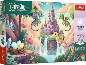 TREFL Rycerz Treflik i smoki Jigsaw Puzzle, 100 Pieces