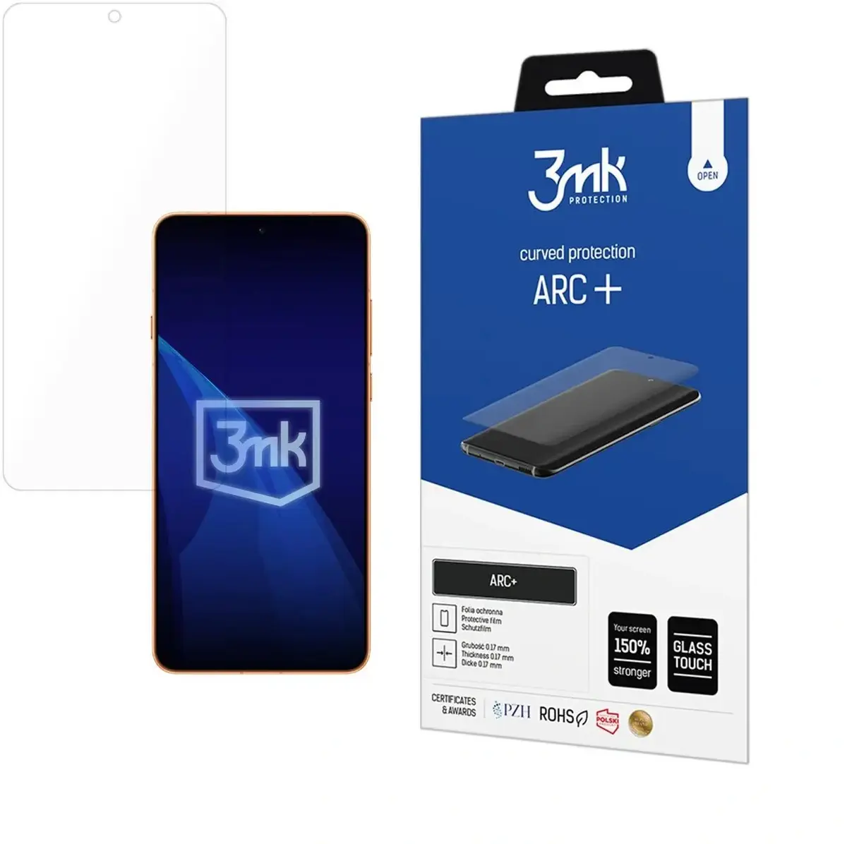 3MK ARC+ ekrāna aizsargplēve viedtālrunim Oppo
