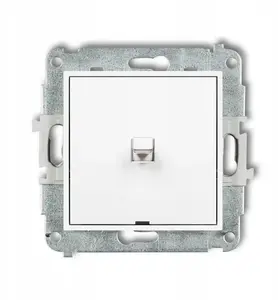 Karlik MINI 25MWPUS-1 Single-Pole Switch Mechanism American Style Matte White