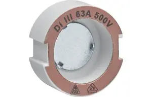 Калибровочная вставка Hager LE33P63 DIII 63A