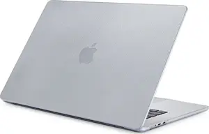 Pipetto Hardshell Dots Case for MacBook Air 15-inch (M2 2023, M3 2024), Frosted Clear