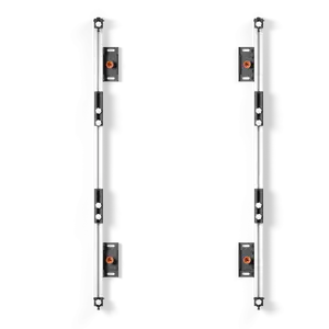 EDBAK ULS3337 Universal LED Mounting System for 3 Cabinets 600 x 337.5 mm, Black