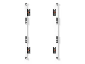 EDBAK ULS3337 Universal LED Mounting System for 3 Cabinets 600 x 337.5 mm, Black