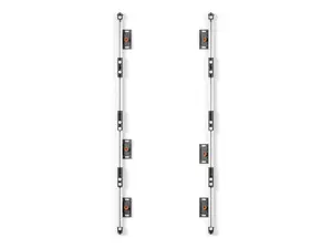 EDBAK ULS4337 Universal LED System Mount for 4 Cabinets 600 x 337.5 mm, Black