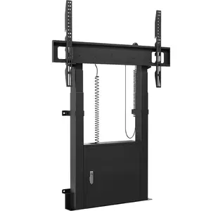 ONKRON FPRO2L-30 Mobile TV Floor Stand for 55-100 inch Screens, VESA 200x200 to 1000x600, Black