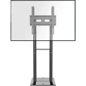 ONKRON FPRO2L-20 Mobile TV Stand for 40-70 inch Screens, Black