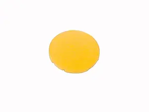 Eaton M22-XD-Y Flat Button Plate, Yellow, 22mm