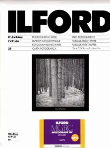 Ilford Multigrade RC Deluxe 25M Glossy Photographic Paper 10x15 cm 100 Sheets