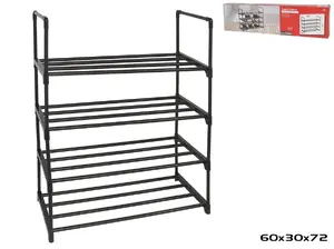 Металлическая полка для обуви Gerimport, 4 уровня