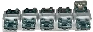 Ergom LZG 5-95 5-pole Screw Terminal Block 95mm2 White
