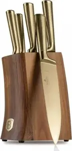 Berlinger Haus BH-3125 Leonardo Kitchen Knife Set with Acacia Wood Block