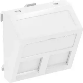 Bettermann M45 Dual RJ45 Angled Adapter