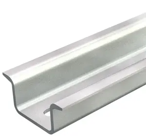 Obo Bettermann 1115456 Industrial Mounting Profile, Steel, Perforated, 35x15 mm