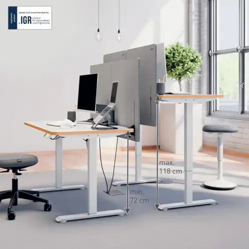 LEITZ Ergo Compact Electric Sit Standing Desk Photo 2