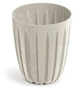 Prosperplast Wario Eco Wood Flower Pot White