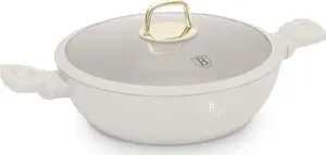 Berlinger Haus BH-8068 Sahara Shallow Casserole Pot with Lid 28cm Titanium Coating