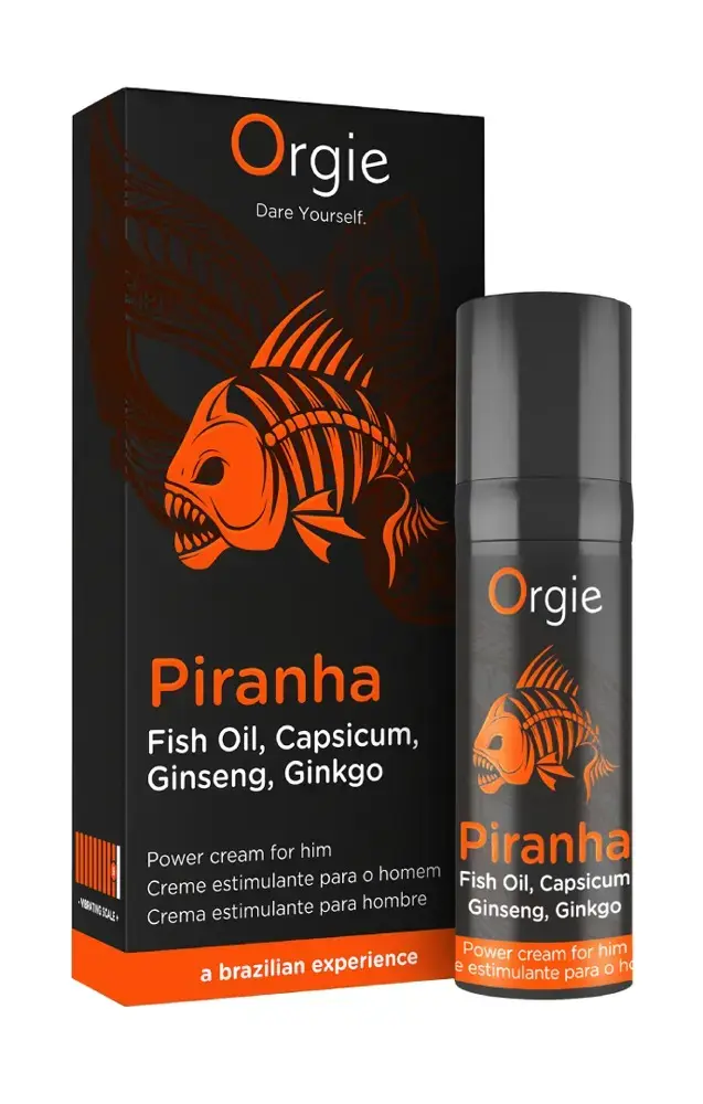 Стимулирующий крем для мужчин Orgie Piranha Power Cream 15 мл Photo 3