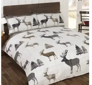 Eurofirany Hjort Christmas Bedding Set 220x230cm Natural