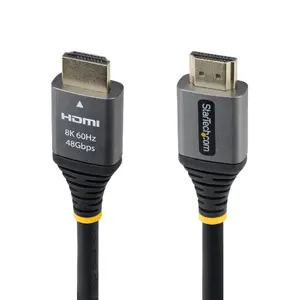 StarTech.com Ultra High Speed HDMI 2.1 Cable, 8K 60Hz/4K 120Hz, 48Gbps, 0.3m