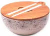 Kamille 4384 Mixing Bowl with Bamboo Lid Photo 4