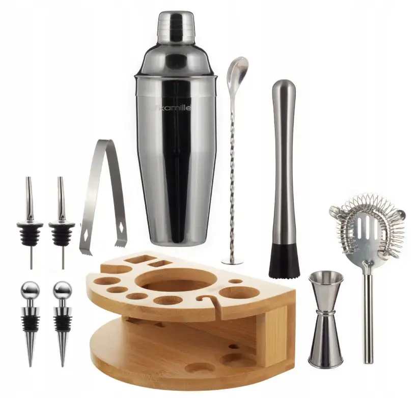 Kamille 7762 11-Piece Cocktail Shaker Set Photo 2