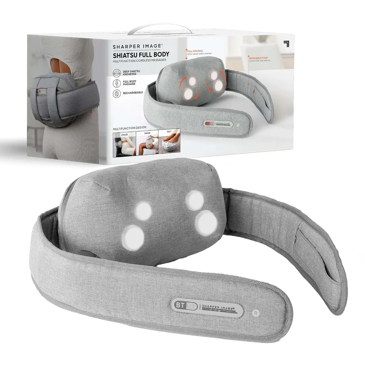 Sharper Image 1238008981 Universal Shiatsu Massage Belt Photo 2