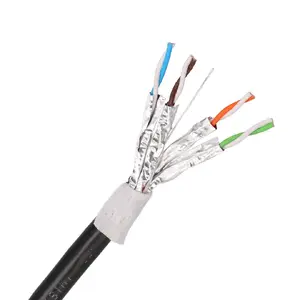 Кабель витая пара Extralink CAT6A F/UTP для наружной прокладки с гелем, 305 м