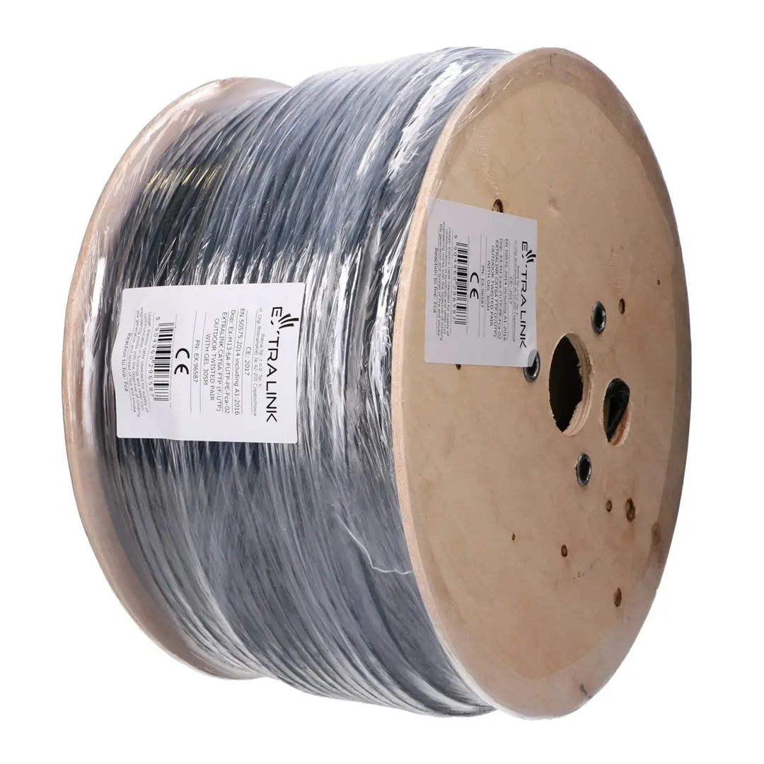 Кабель Extralink CAT6A F/UTP уличный 305 м Photo 4