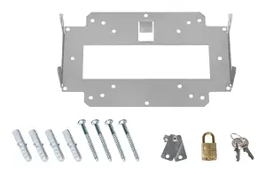 LANCOM Wall Mount and Lock for Access Points, Bulk 10 Pack, Metallic