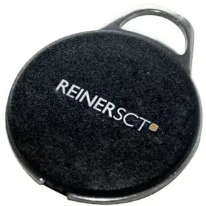 Reiner SCT timeCard Premium Transponder 10 DES RFID Tag, 13.56 MHz, IP65, Black, 10 Pack