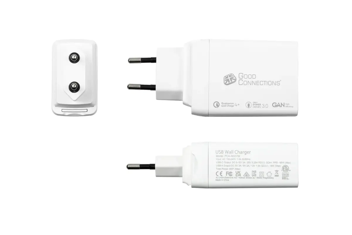Универсальное зарядное устройство Alcasa PCA-W007W 65 Вт Photo 3