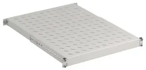 EFB Elektronik 691653GR.80 19-inch 1U Heavy-Duty Rack Shelf, Depth 500-900 mm, Grey