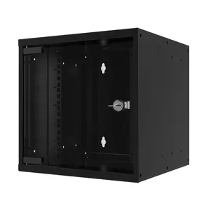 Sienas tīkla skapis EFB Elektronik WGB-1006TS.30 10 collu 6U, melns