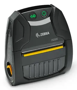 Zebra ZQ320 Plus etiķešu printeris, tiešā termodruka, 203 x 203 DPI, 100 mm/sek, vadu un bezvadu Bluetooth