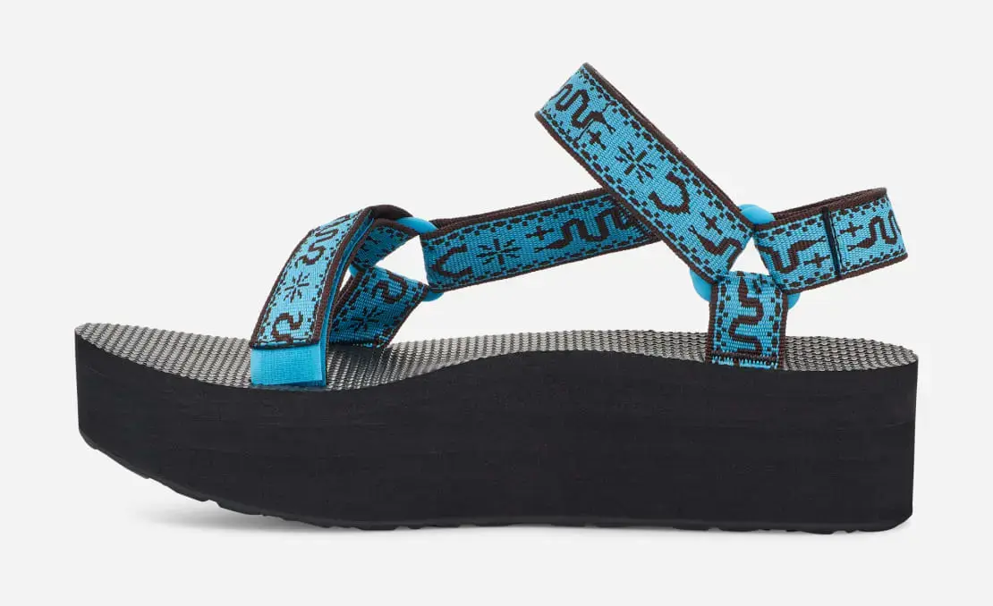 Teva Flatform Universal sandales melnas Photo 3