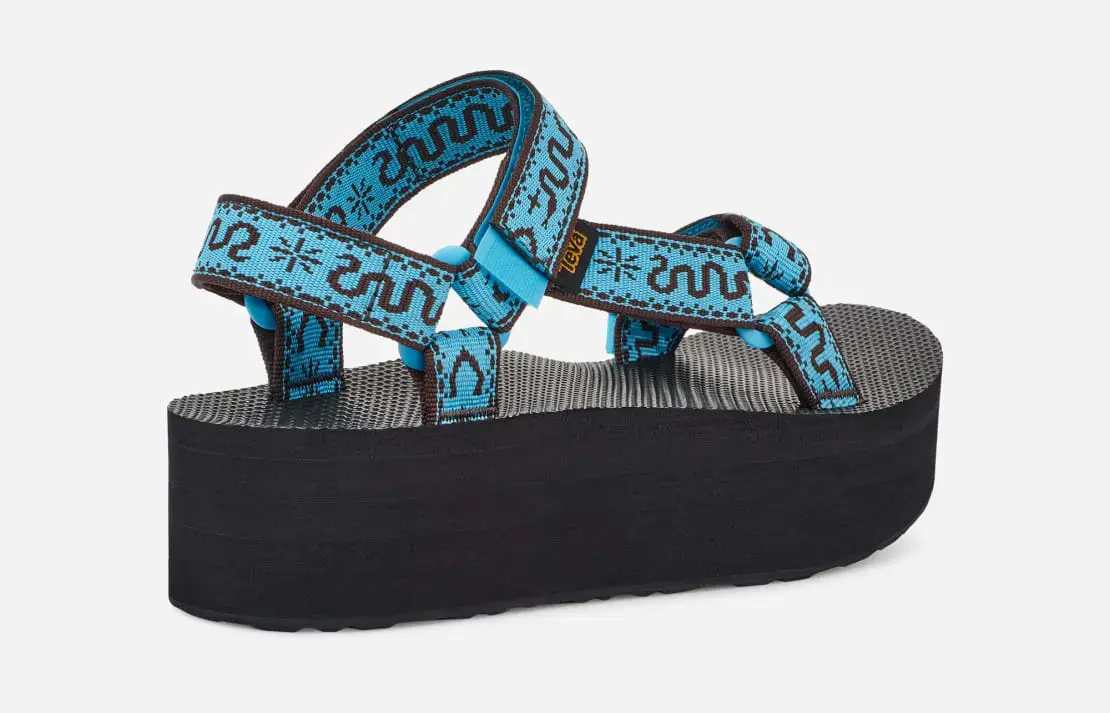 Teva Flatform Universal sandales melnas Photo 4
