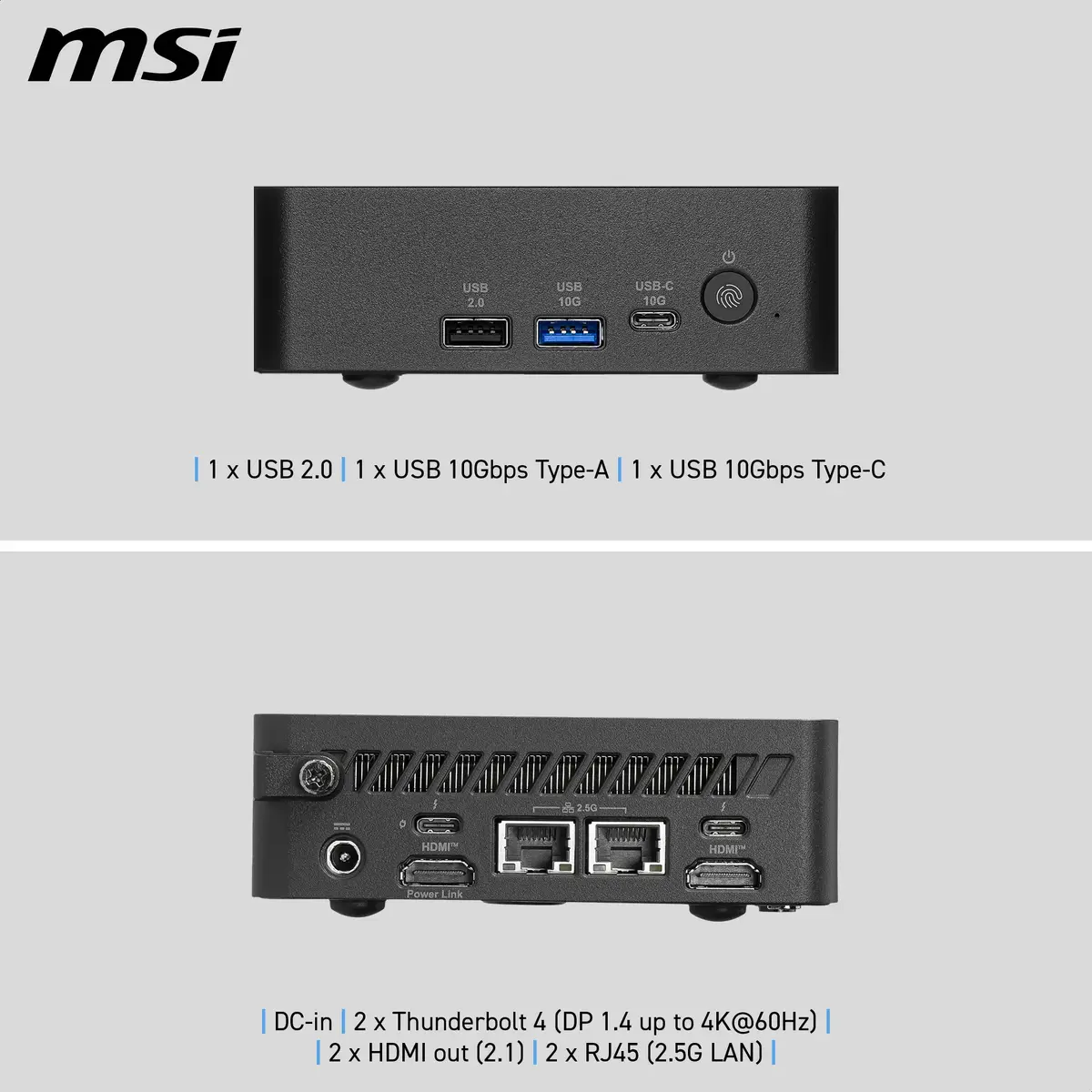 MSI Cubi NUC AI+ 3MG Mini PC | Intel Core Ultra 9 | 32GB RAM Photo 7