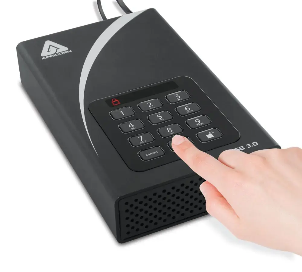 Внешний жесткий диск Apricorn Aegis Padlock DT 6 ТБ Photo 3
