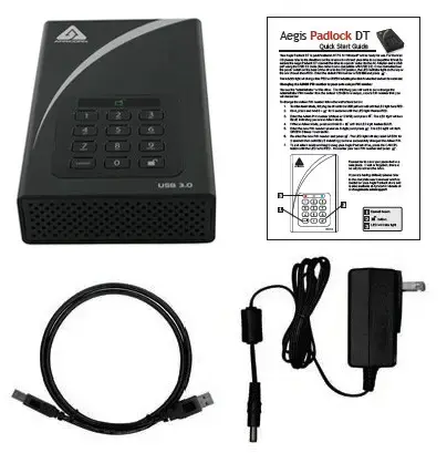 Внешний жесткий диск Apricorn Aegis Padlock DT 6 ТБ Photo 5