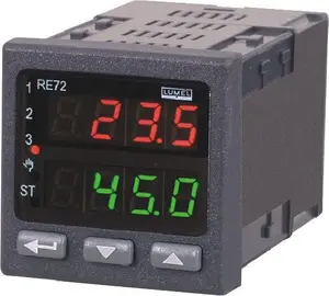 Lumel RE72 Programmable Temperature Controller, 3 Relay Outputs, 85-253V AC