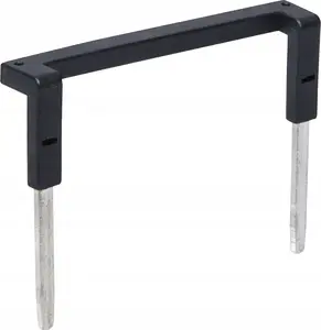 Relpol ZGZP4-2 BK 2-pole push-in connector for PIR2 and PIR4 interface relays, black