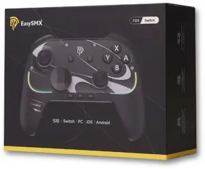 EasySMX S10 Wireless Game Controller for Nintendo Switch, Black