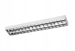 GTV Rastro NT LED Surface-Mounted Raster Luminaire for 2x120cm T8 G13 LED Tubes IP20