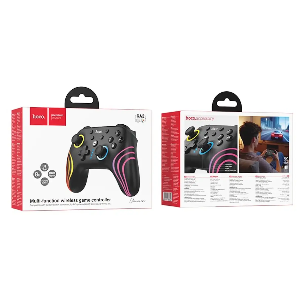 Hoco GA2 Wireless Game Controller for PC and Switch Photo 6